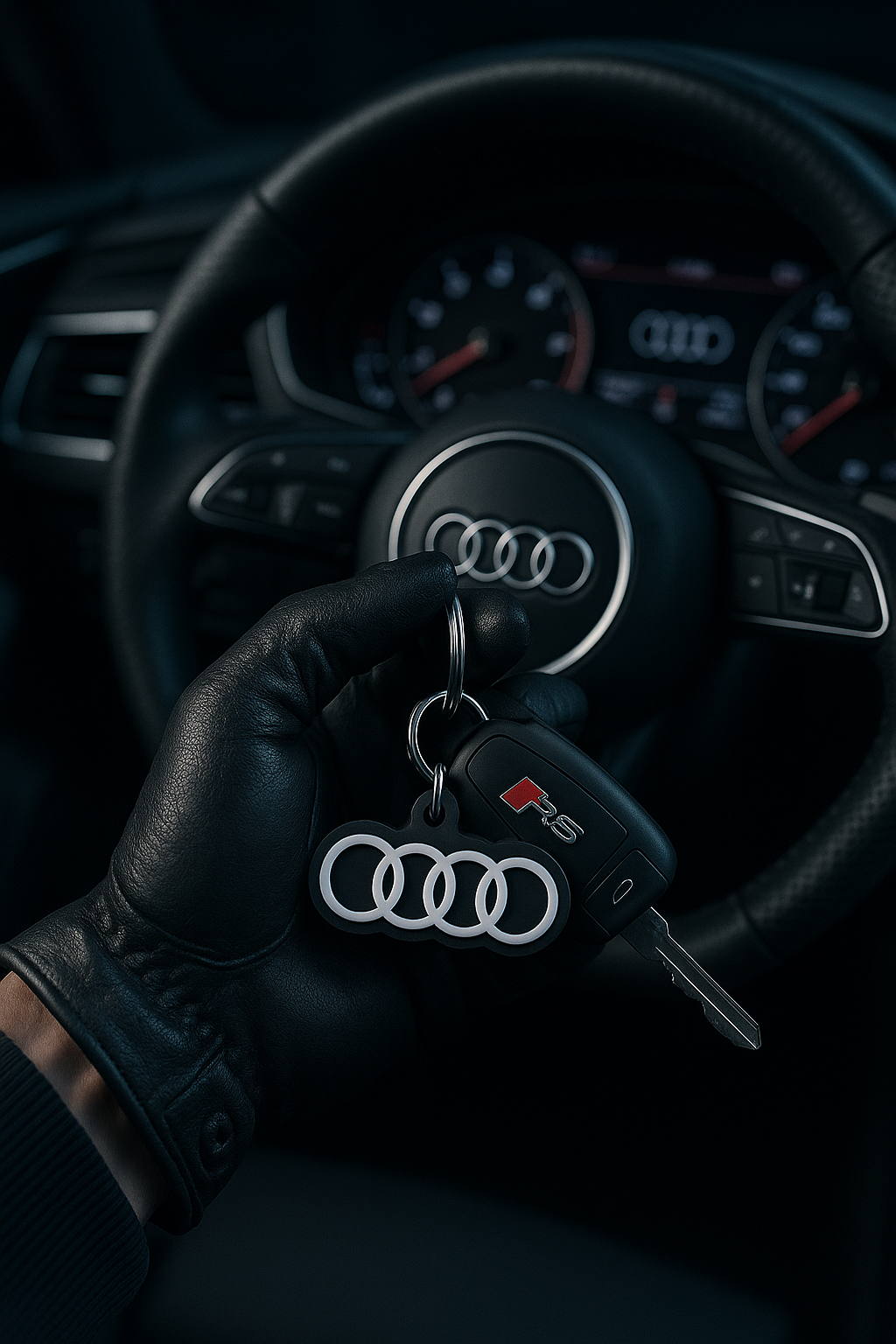 Llavero Audi | Logo Clásico Estilo Elegante