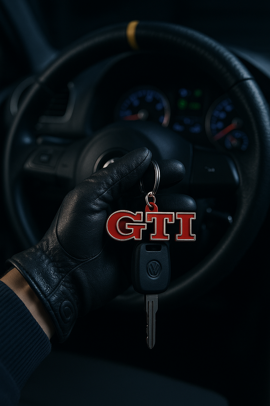 Llavero GTI Volkswagen | Logo Deportivo Estilo Racing