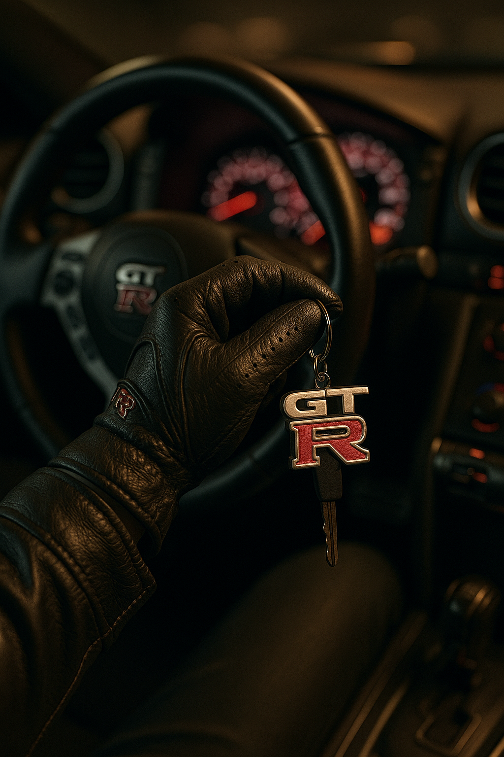 Llavero Nissan GTR | Logo Clásico Automovilismo