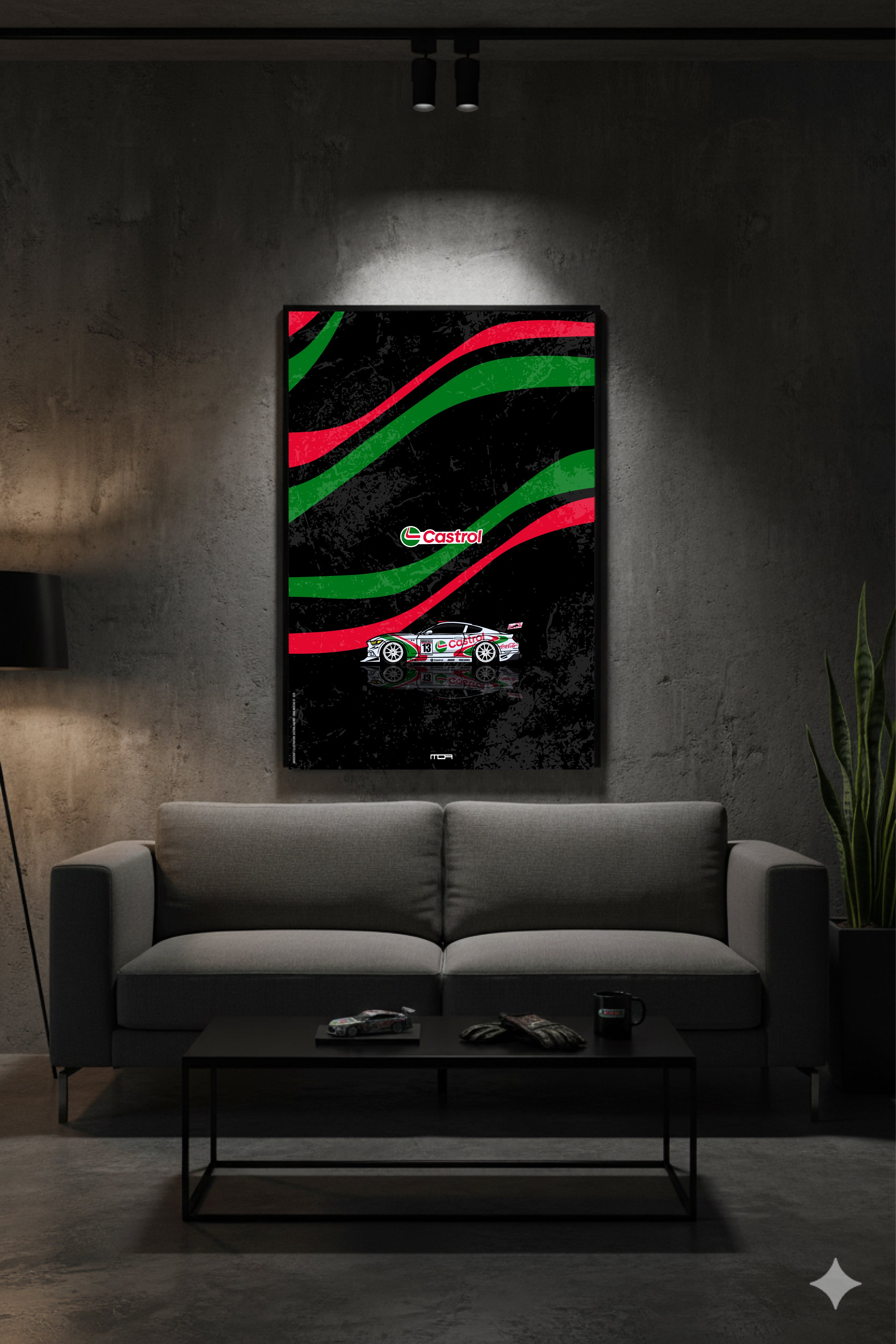 POSTER AUDI BLUESKY