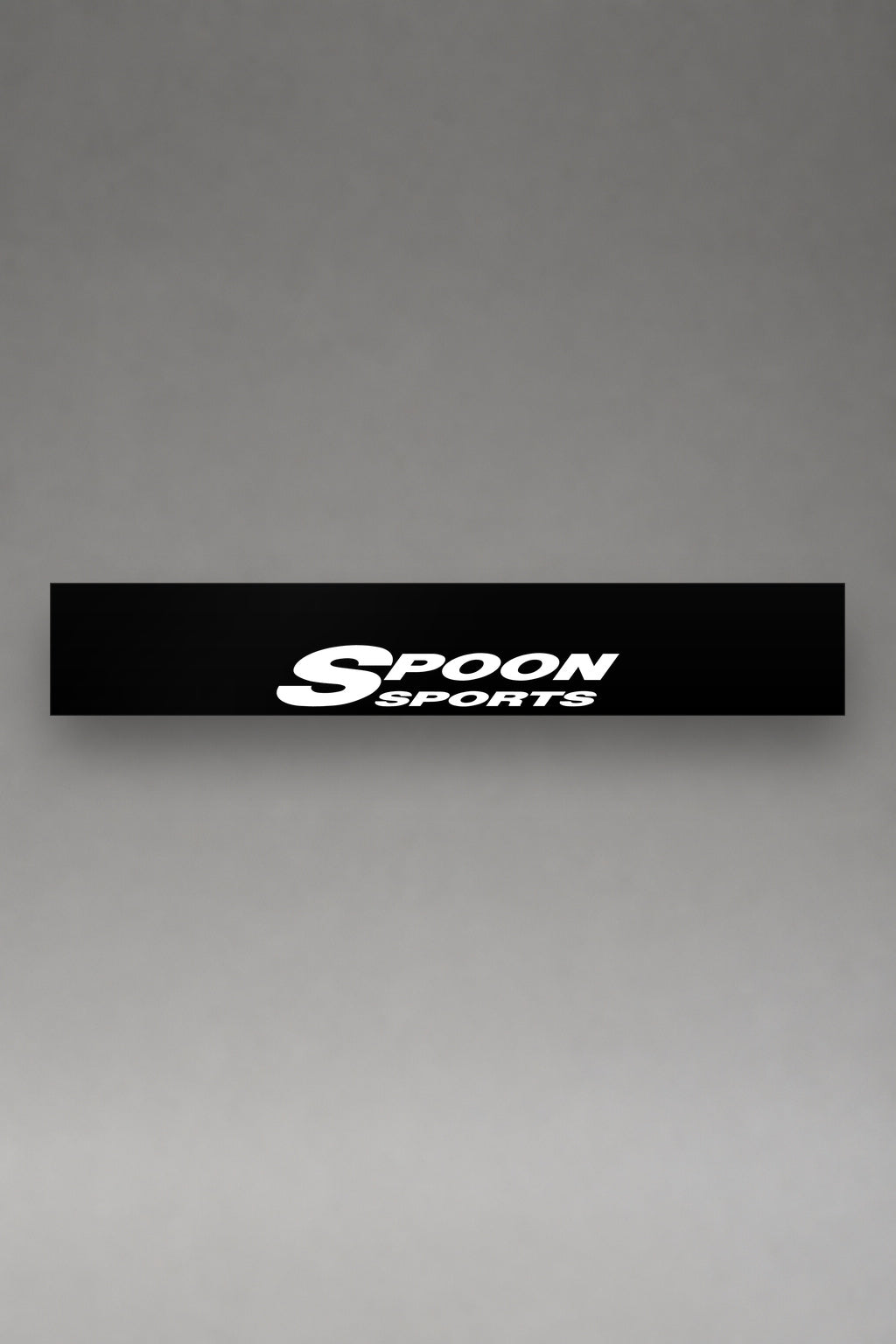 Parasol de vinilo Honda · Preparador Spoon, la tira entera de 150 x 25 cm vista de frente, de MOA-Grafics.