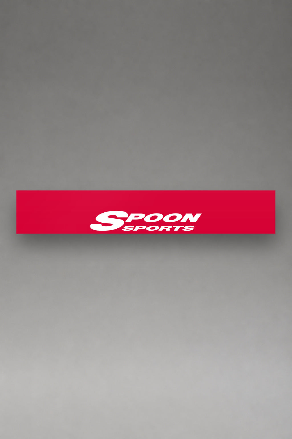 Parasol de vinilo Honda · Preparador Spoon, la tira entera de 150 x 25 cm vista de frente, de MOA-Grafics.
