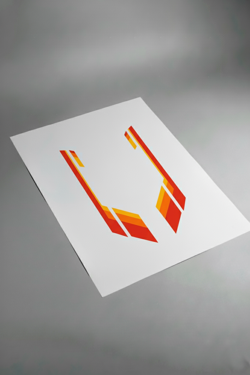 Pliego de vinilos de alta calidad que componen el kit Racing GT. Muestra las secciones de diseño de competición listas para la instalación.