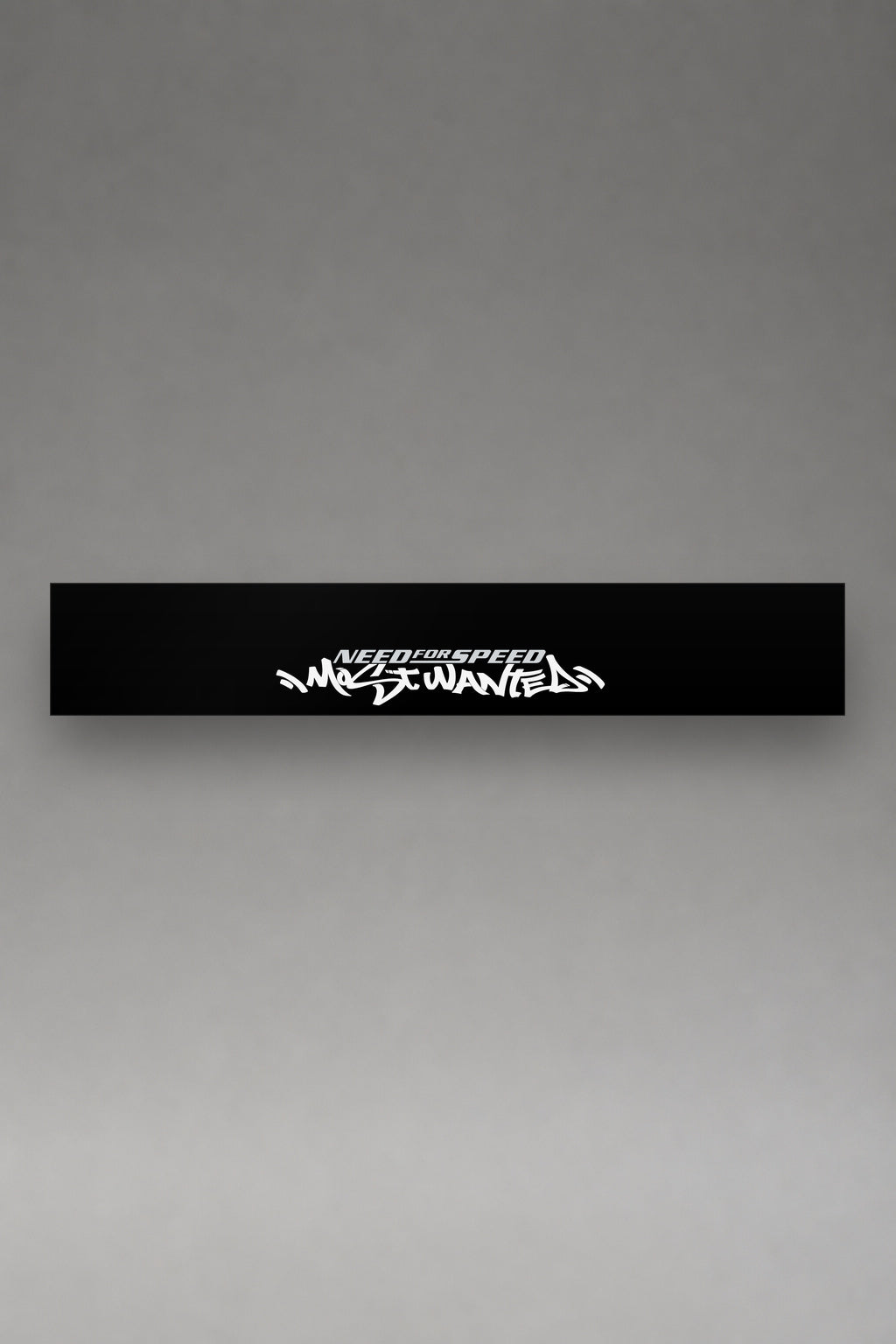 Parasol de vinilo Need For Speed Most Wanted · Blacklist Rockport, la tira entera de 150 x 25 cm vista de frente, de MOA-Grafics.