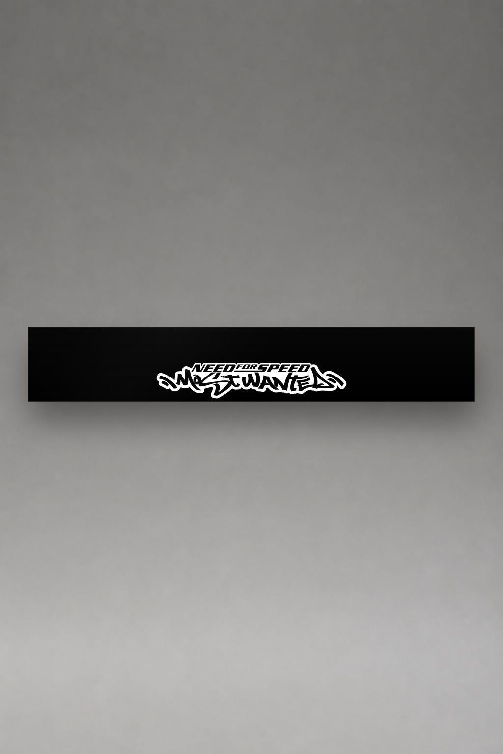 Parasol de vinilo Need For Speed Most Wanted · Blacklist Rockport, la tira entera de 150 x 25 cm vista de frente, de MOA-Grafics.