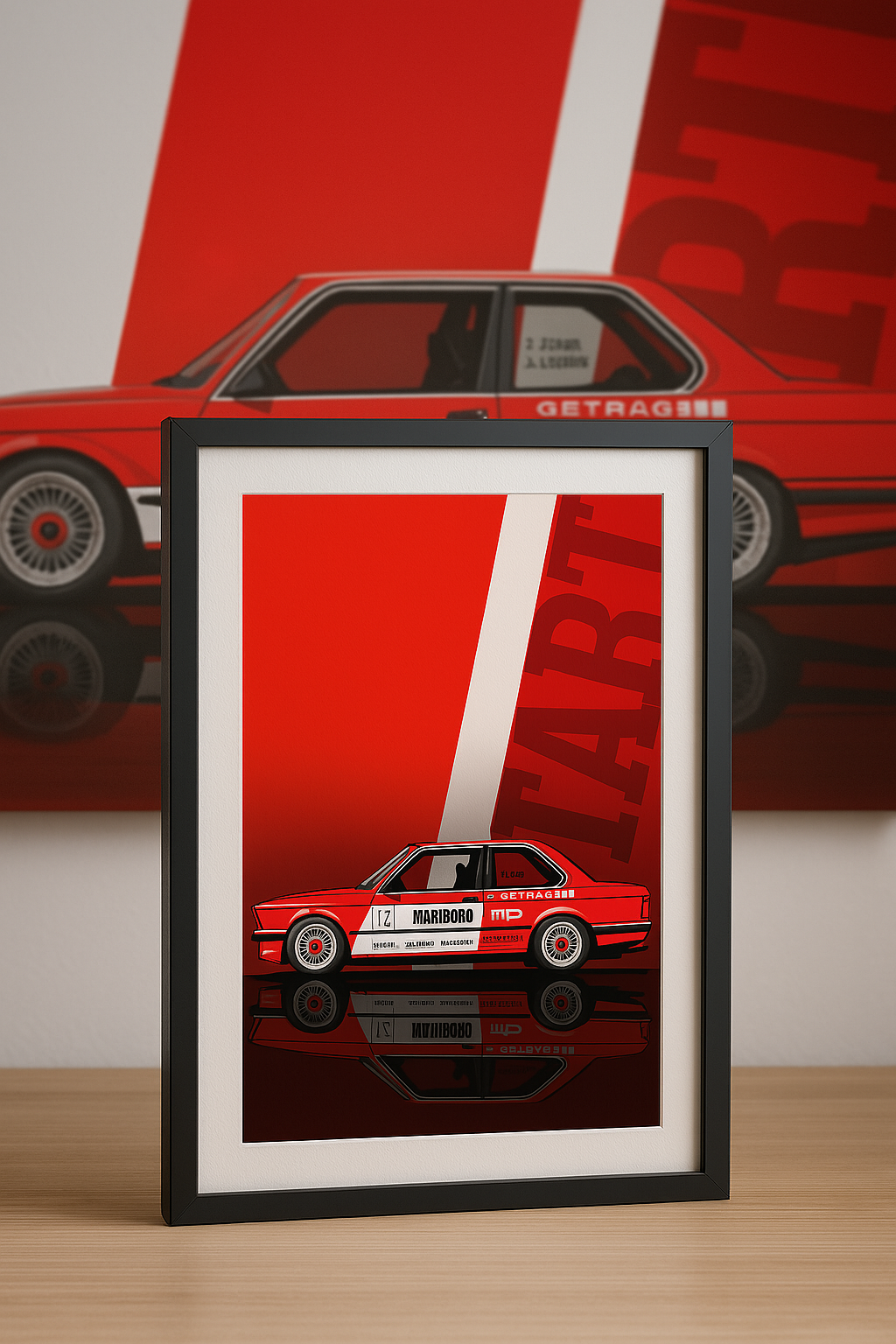 POSTER BMW E21 MARLBORO