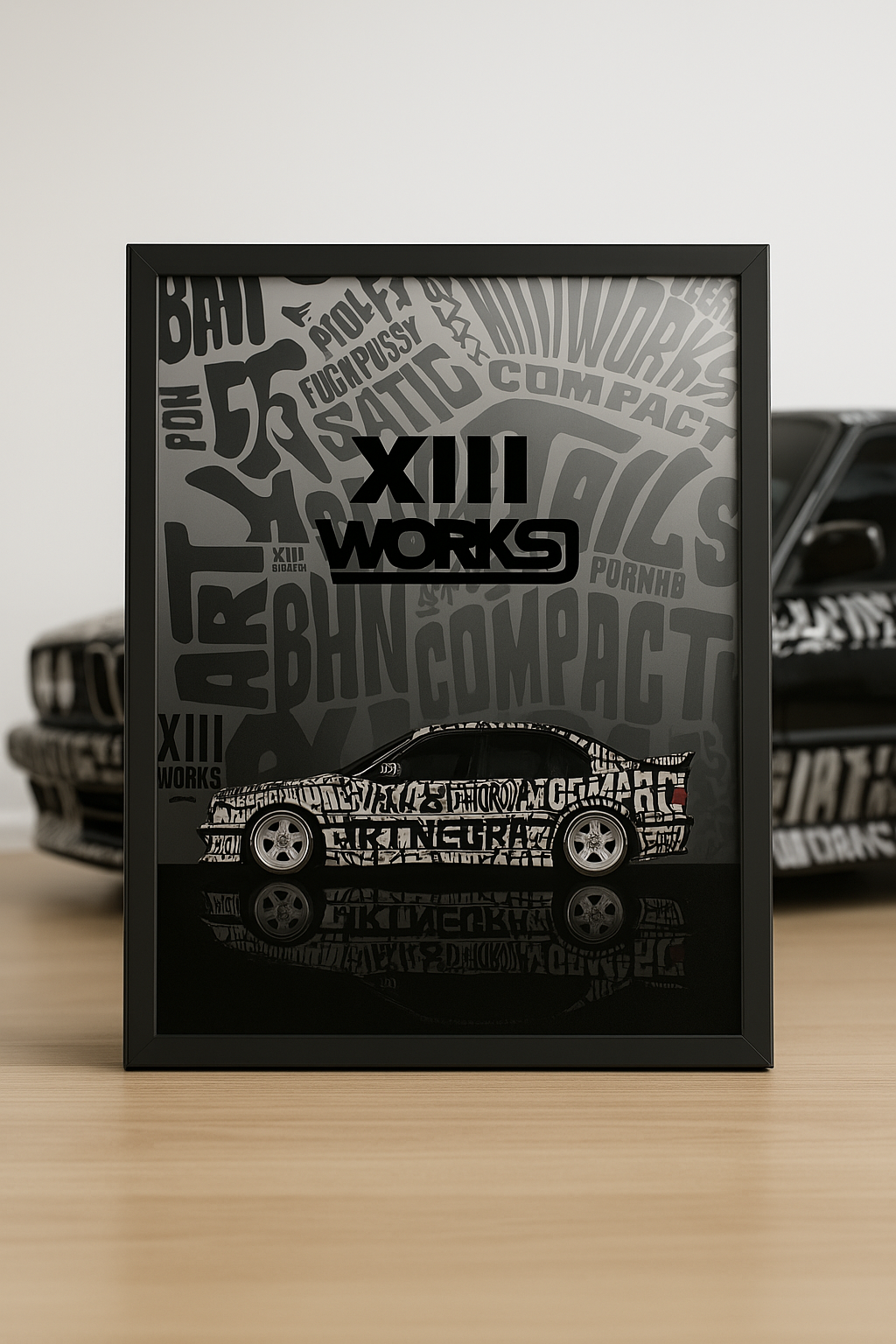 POSTER DIRTY BMW COMPACT