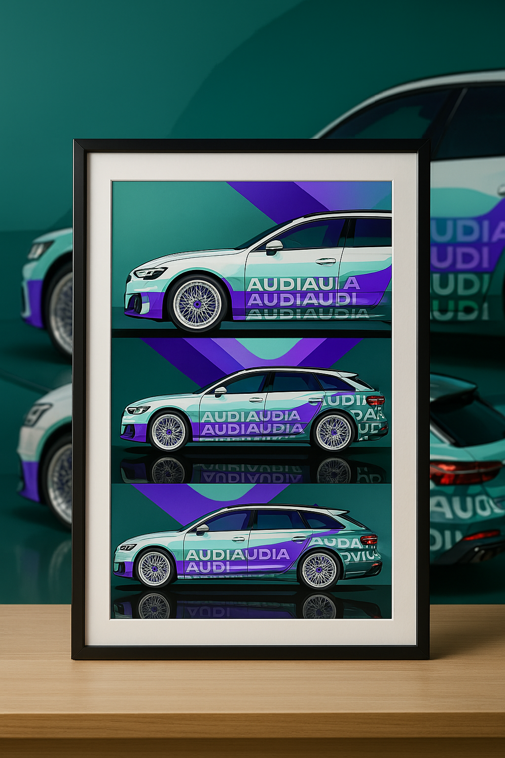 POSTER AUDI BLUESKY