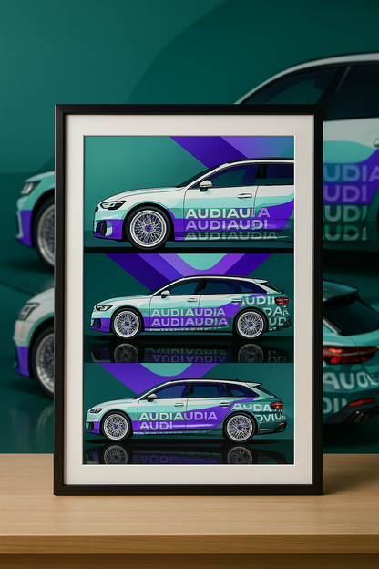 POSTER AUDI BLUESKY