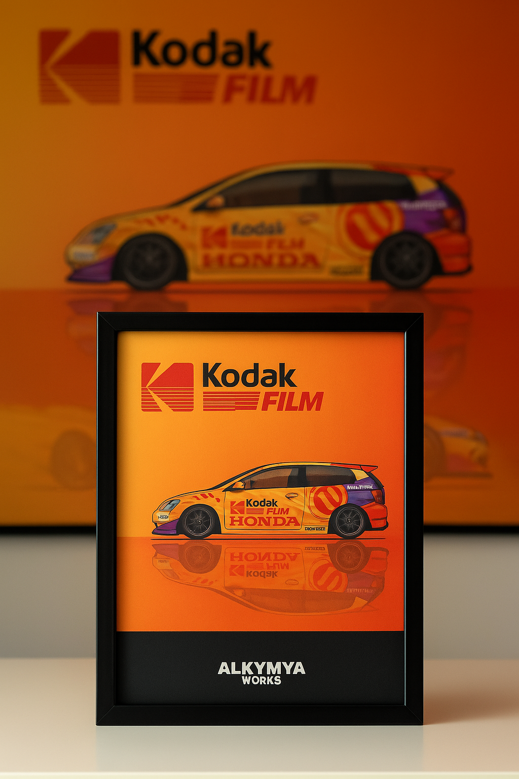 POSTER HONDA KODAK