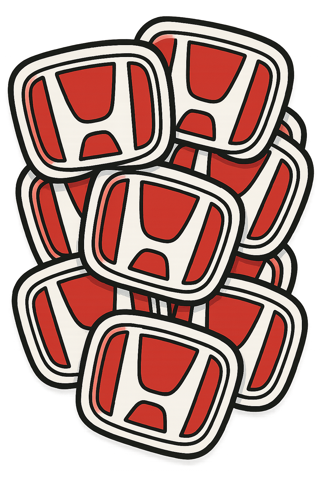 Pack de Stickers Honda | Estilo Racing