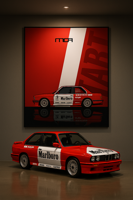 Lona "E30 Marlboro Icónic Style"