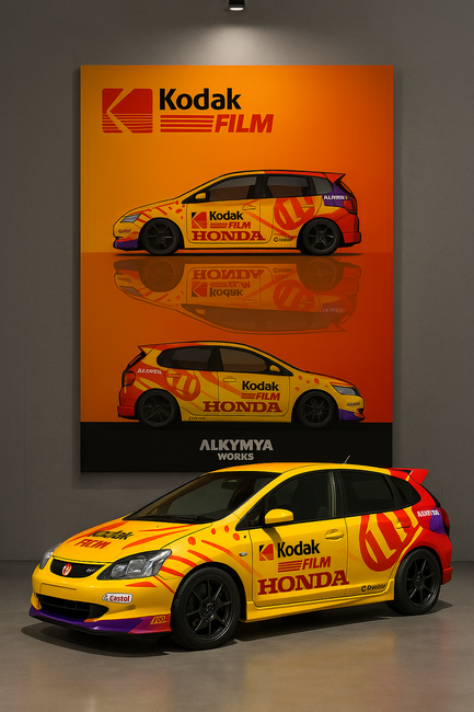 Honda Civic “Kodak Film” Livery