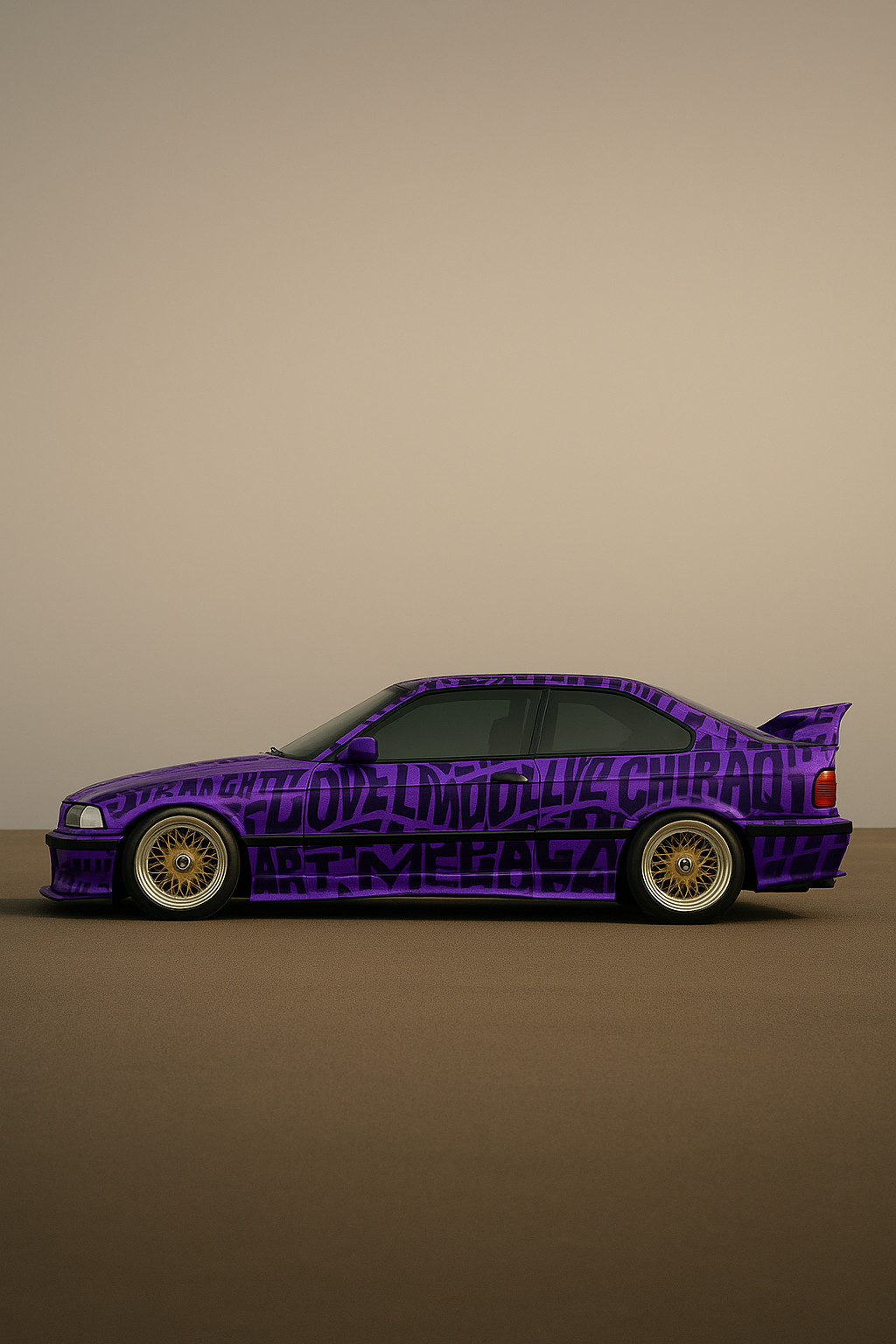 Wrapp "Black&Purple "Graffiti Edition
