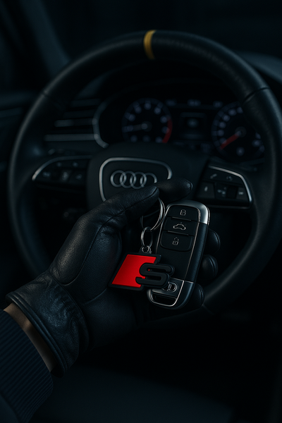 Llavero Audi S | Logo Deportivo Estilo Racing