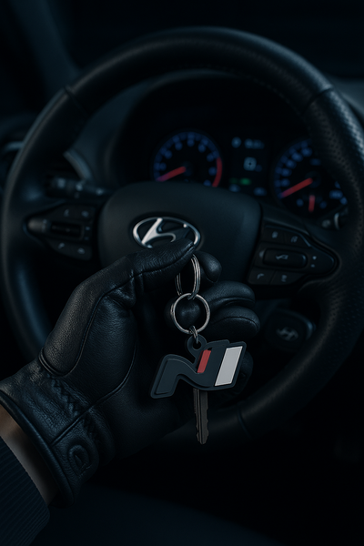 Llavero Hyundai N | Logo Deportivo Estilo Racing