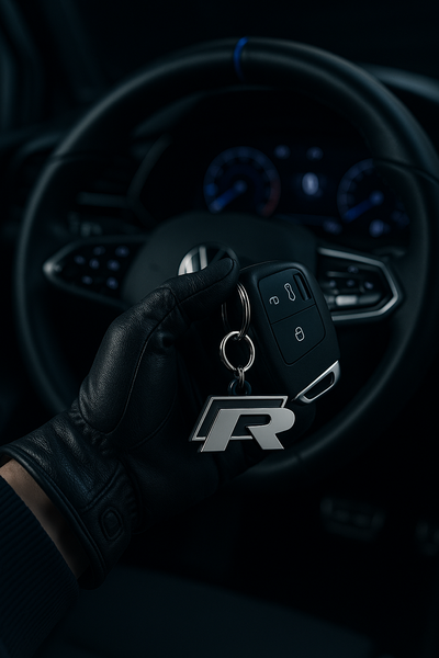 Llavero Volkswagen R | Logo Deportivo Estilo Elegante
