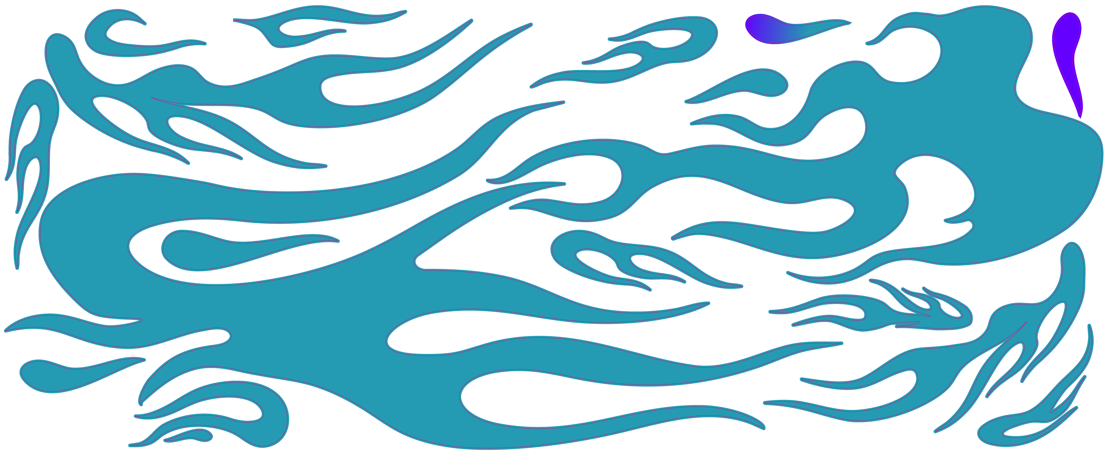 KIT BLUE FLAMES