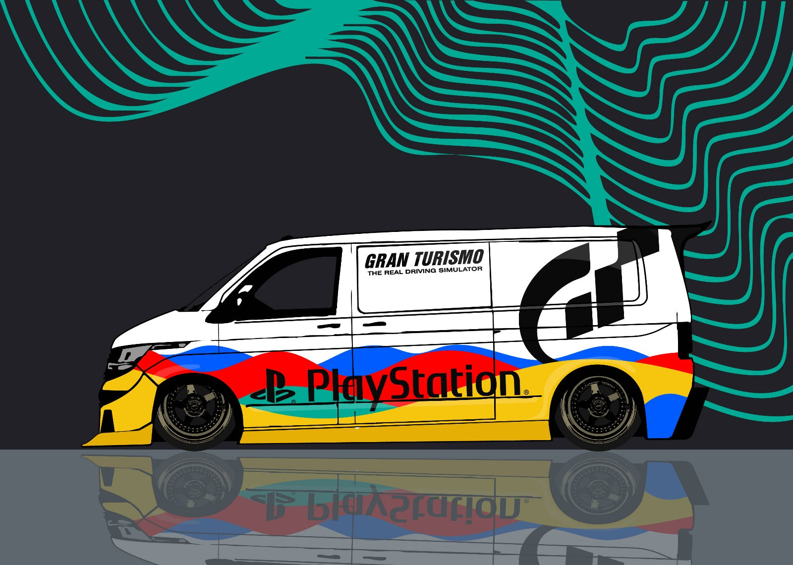 Wrap "Gran Turismo X Play Station"