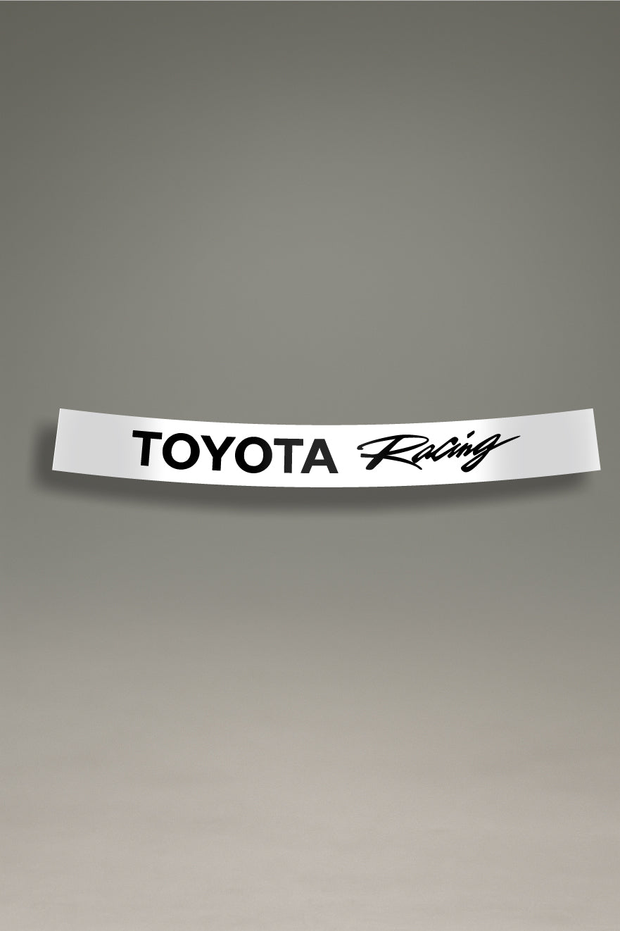 Parasol de Vinilo Toyota Racing Script | Estilo Clásico Deportivo