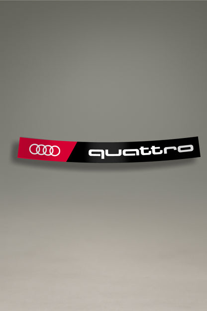 Parasol de Vinilo Audi Quattro V.II | Parasol de Competición