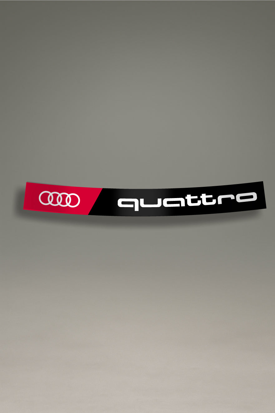 Parasol de Vinilo Audi Quattro V.II | Parasol de Competición