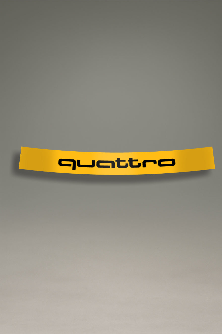 Parasol de Vinilo Audi Quattro | Colores de Competición