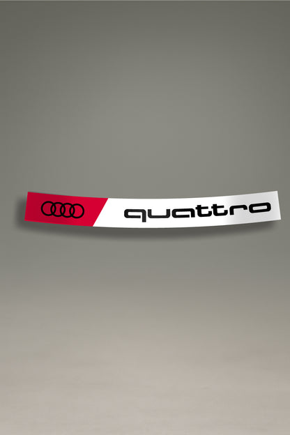 Parasol de Vinilo Audi Quattro V.II | Parasol de Competición