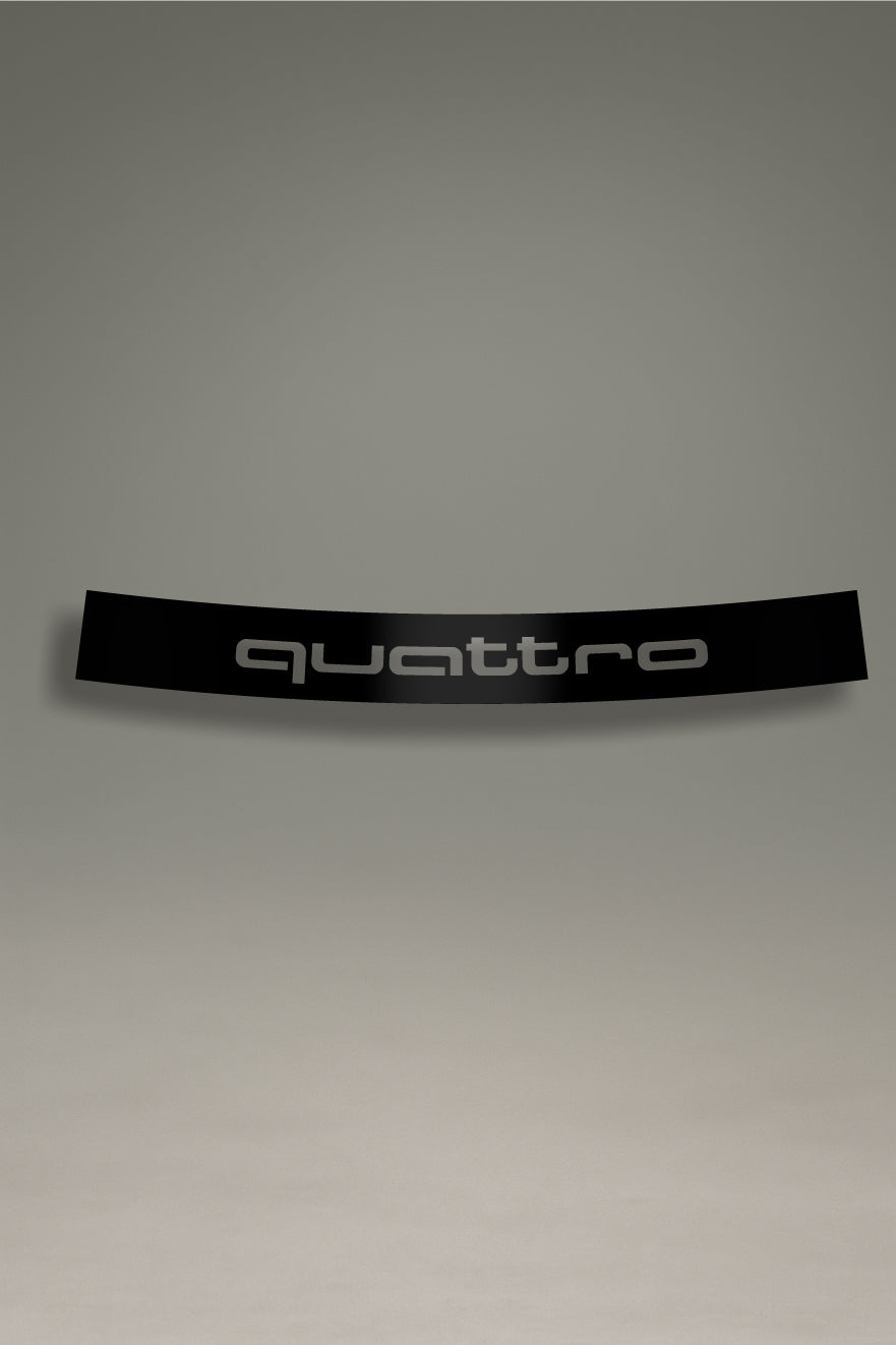 Parasol de Vinilo Audi Quattro | Colores de Competición