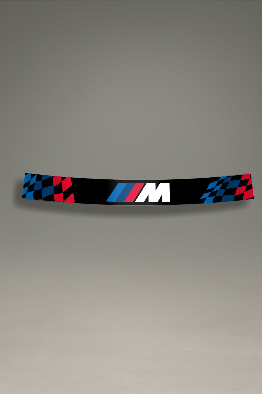 Parasol de Vinilo BMW M Cuadros | Race