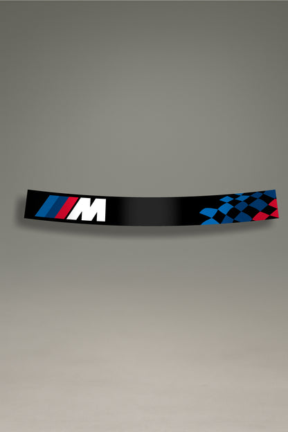 Parasol de Vinilo BMW M Motorsport | Bandera a Cuadros