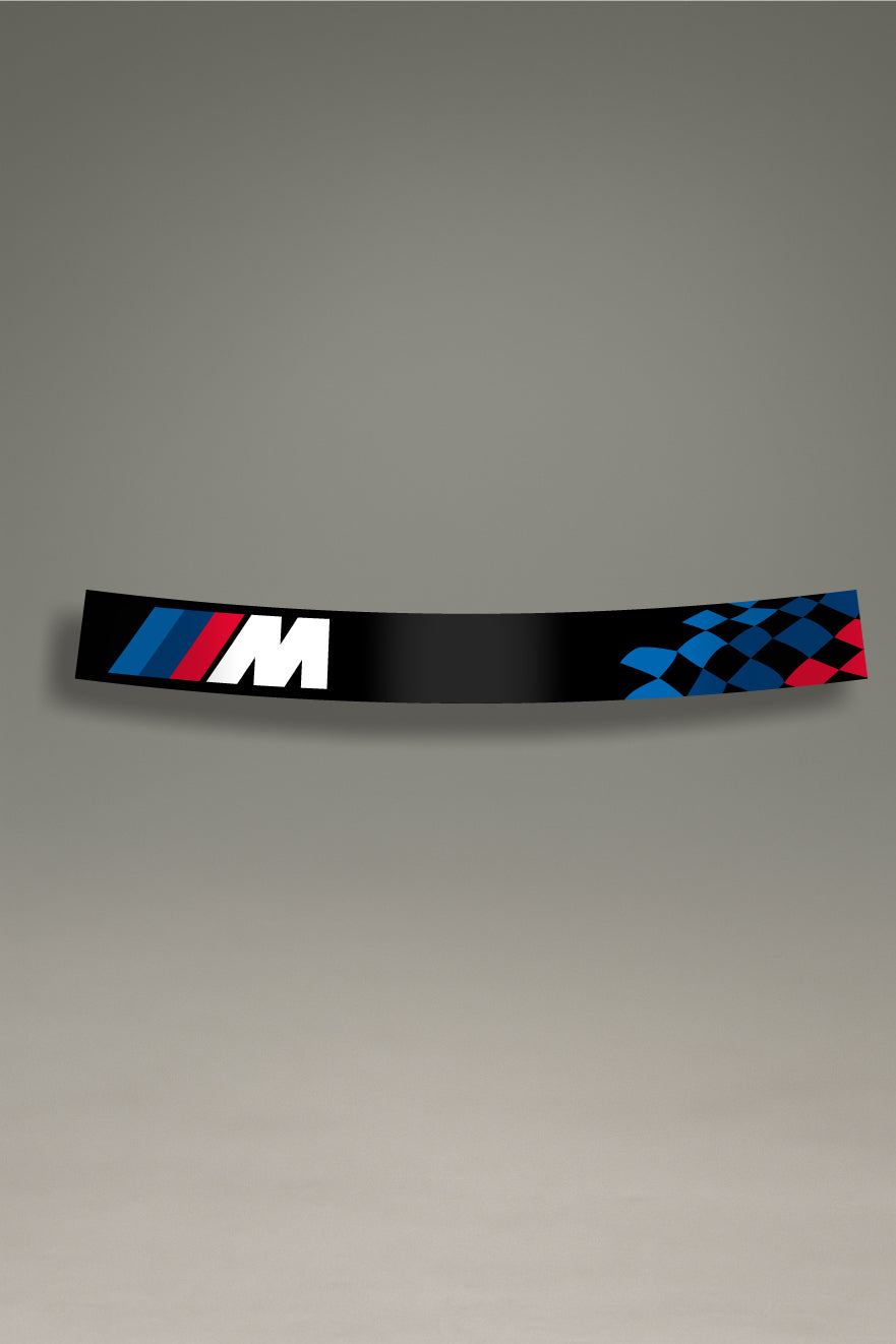 Parasol de Vinilo BMW M Motorsport | Bandera a Cuadros