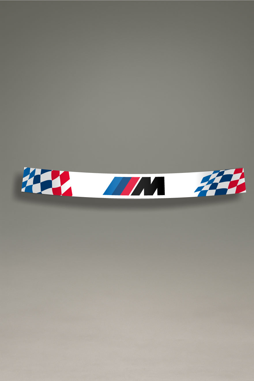 Parasol de Vinilo BMW M Cuadros | Race