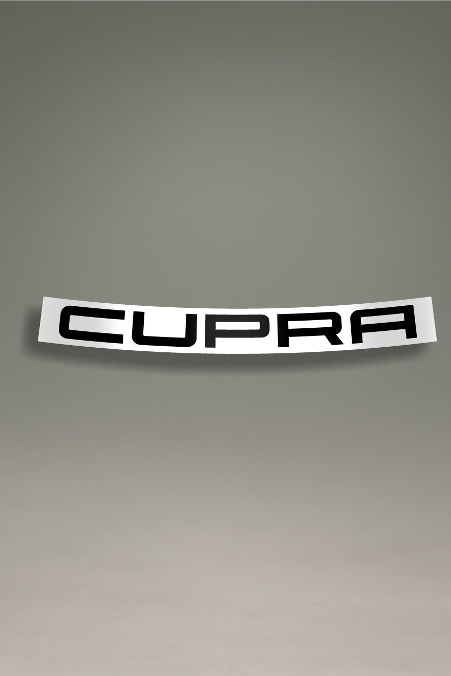 Parasol de Vinilo Cupra | Logo Minimalista