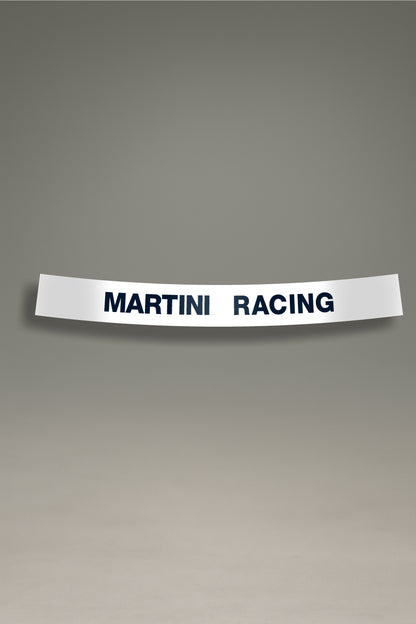 Parasol de Vinilo Martini Racing Texto | Estilo Deportivo Clásico