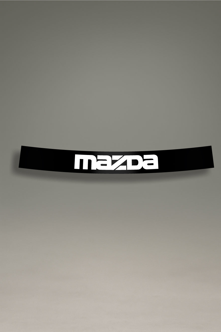 Parasol de Vinilo Mazda | Diseño Minimalista