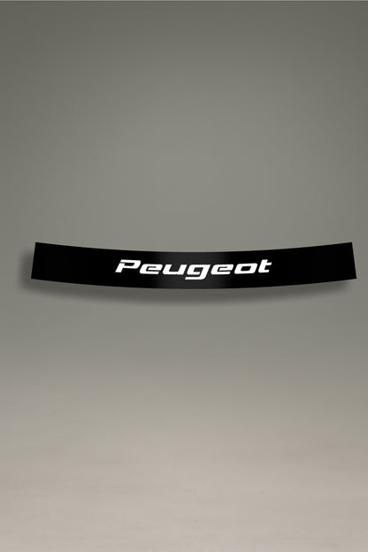 Parasol de Vinilo Peugeot | Logo Dinamico