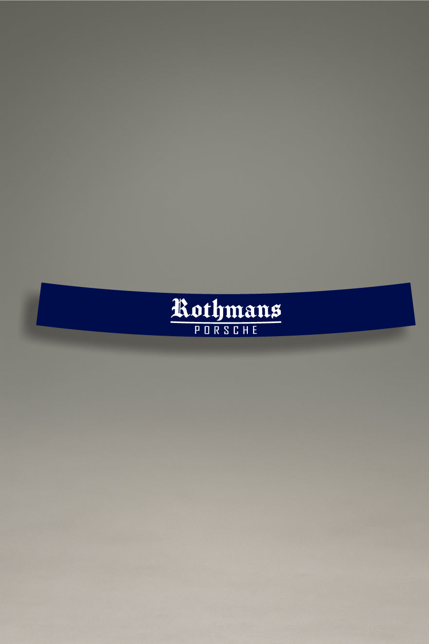 Parasol de Vinilo Rothmans Porsche v4 | Estilo Clásico Motorsport