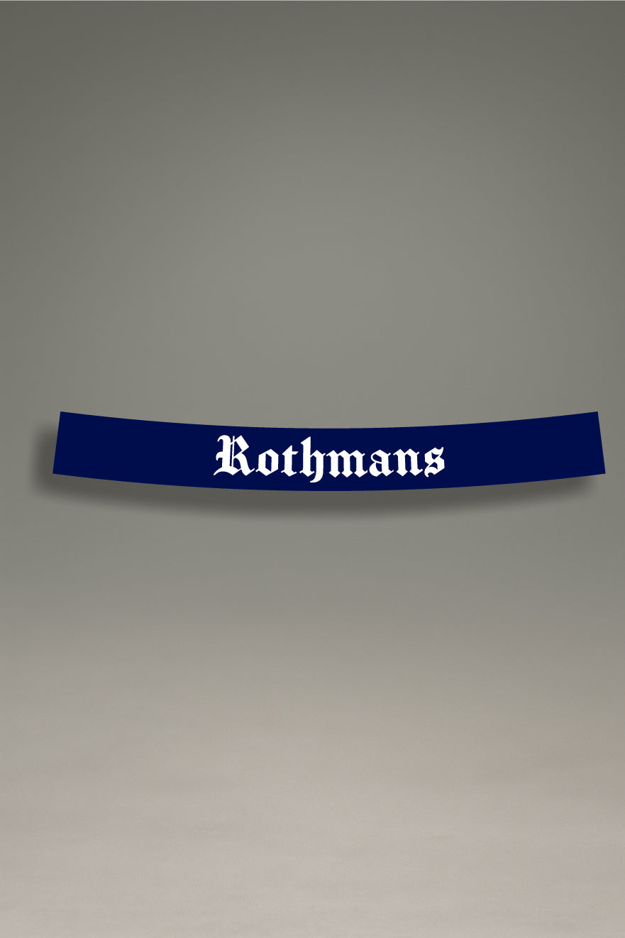 Parasol de Vinilo Rothmans v3 | Estilo Clásico Motorsport