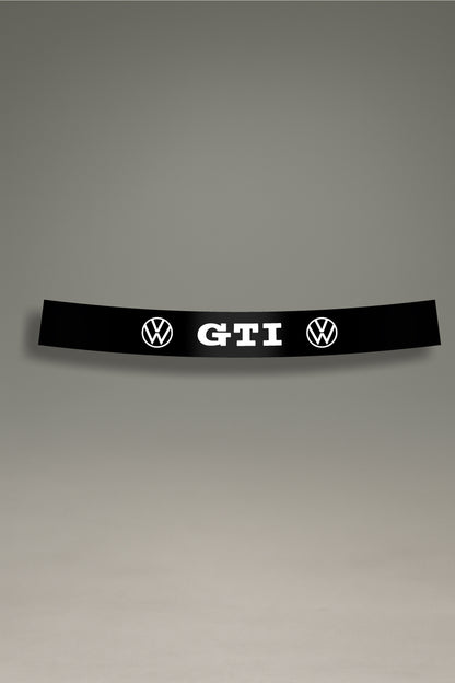 Parasol de Vinilo Volkswagen GTI con Logos VW | Estilo Clásico