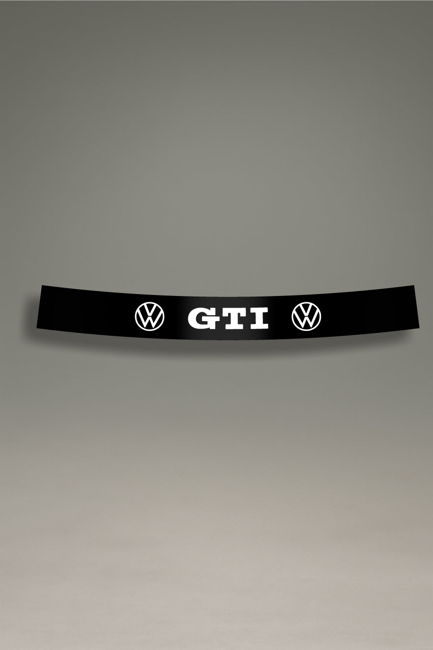 Parasol de Vinilo Volkswagen GTI con Logos VW | Estilo Clásico