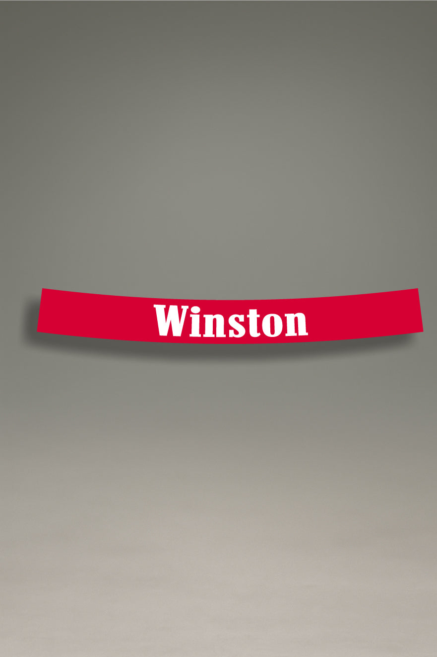 Parasol de Vinilo Winston | Estilo Clásico Racing