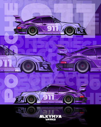 ROLL UP PORSCHE PURPLE