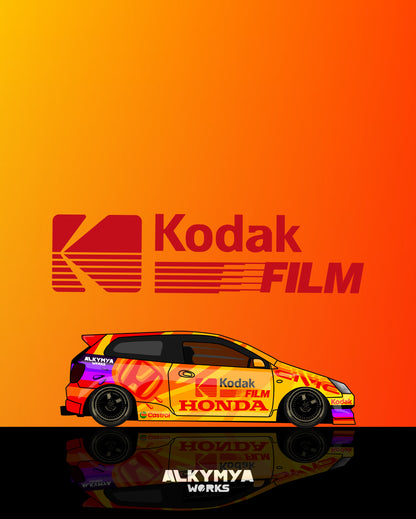 POSTER HONDA KODAK