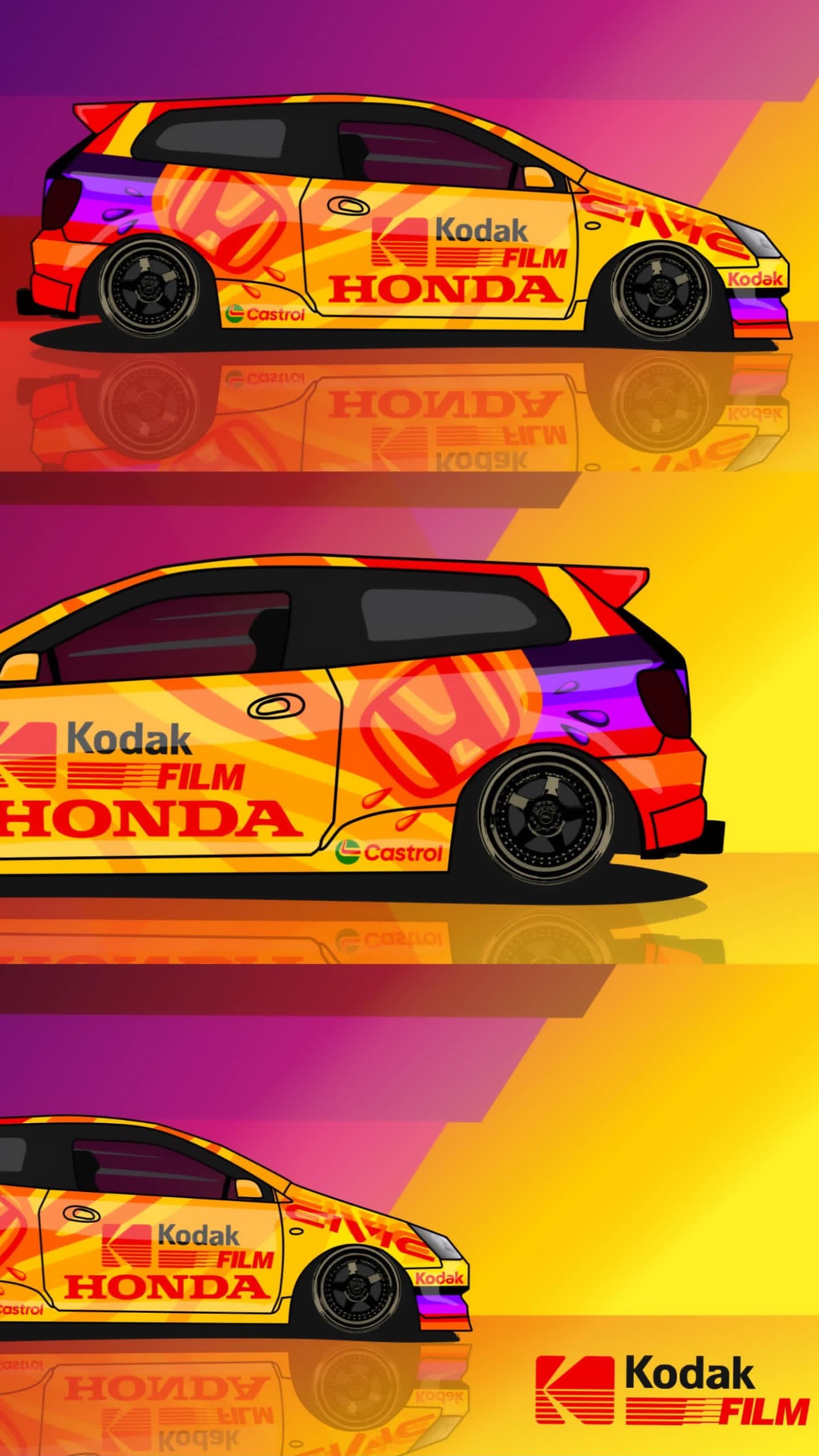 POSTER HONDA KODAK