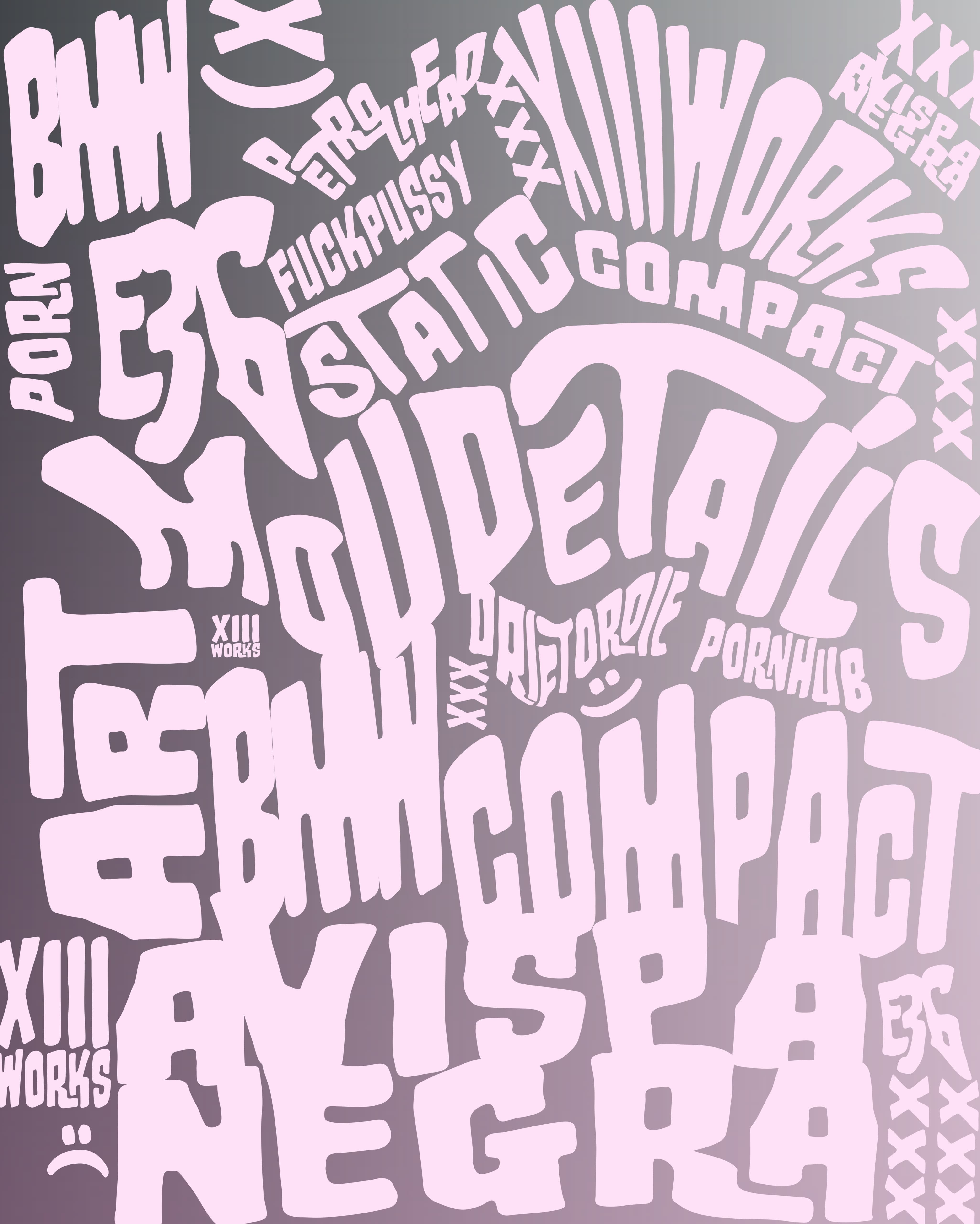 Lona "Pink Graffiti"