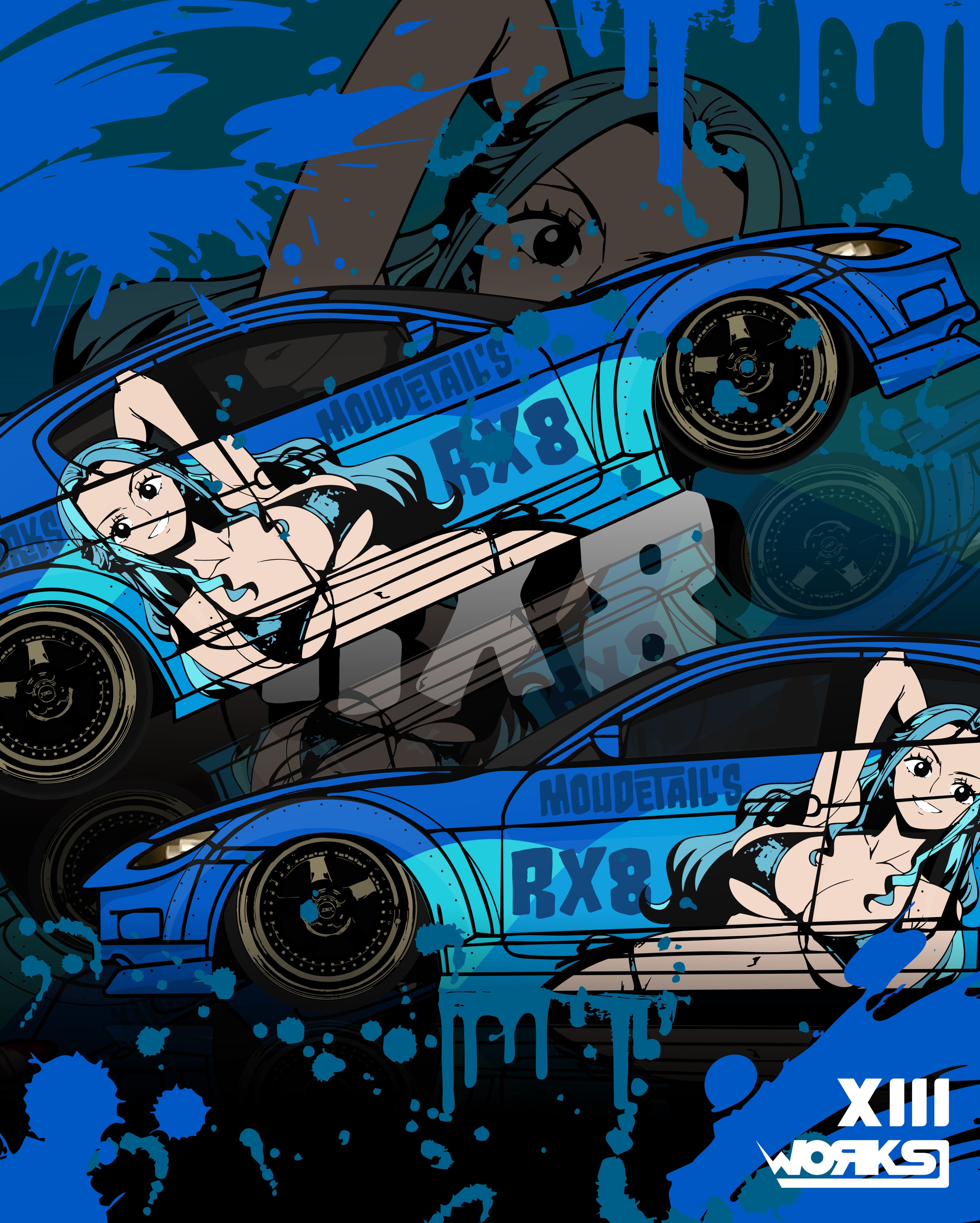 ROLL UP MAZDA RX8 - JDM TUNING X ANIME