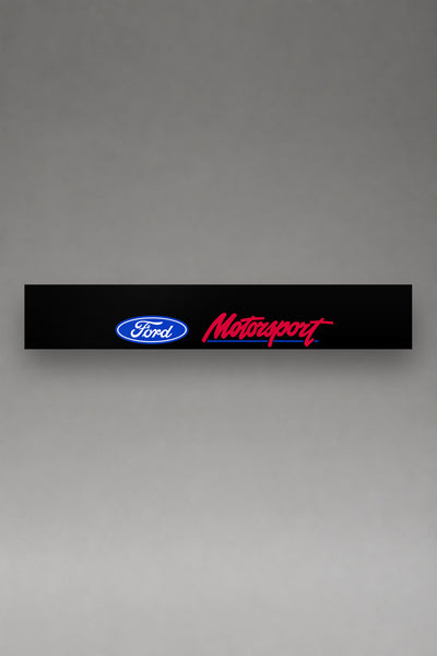 Parasol de vinilo Ford Motorsport · Lettering Cosworth, la tira entera de 150 x 25 cm vista de frente, de MOA-Grafics.