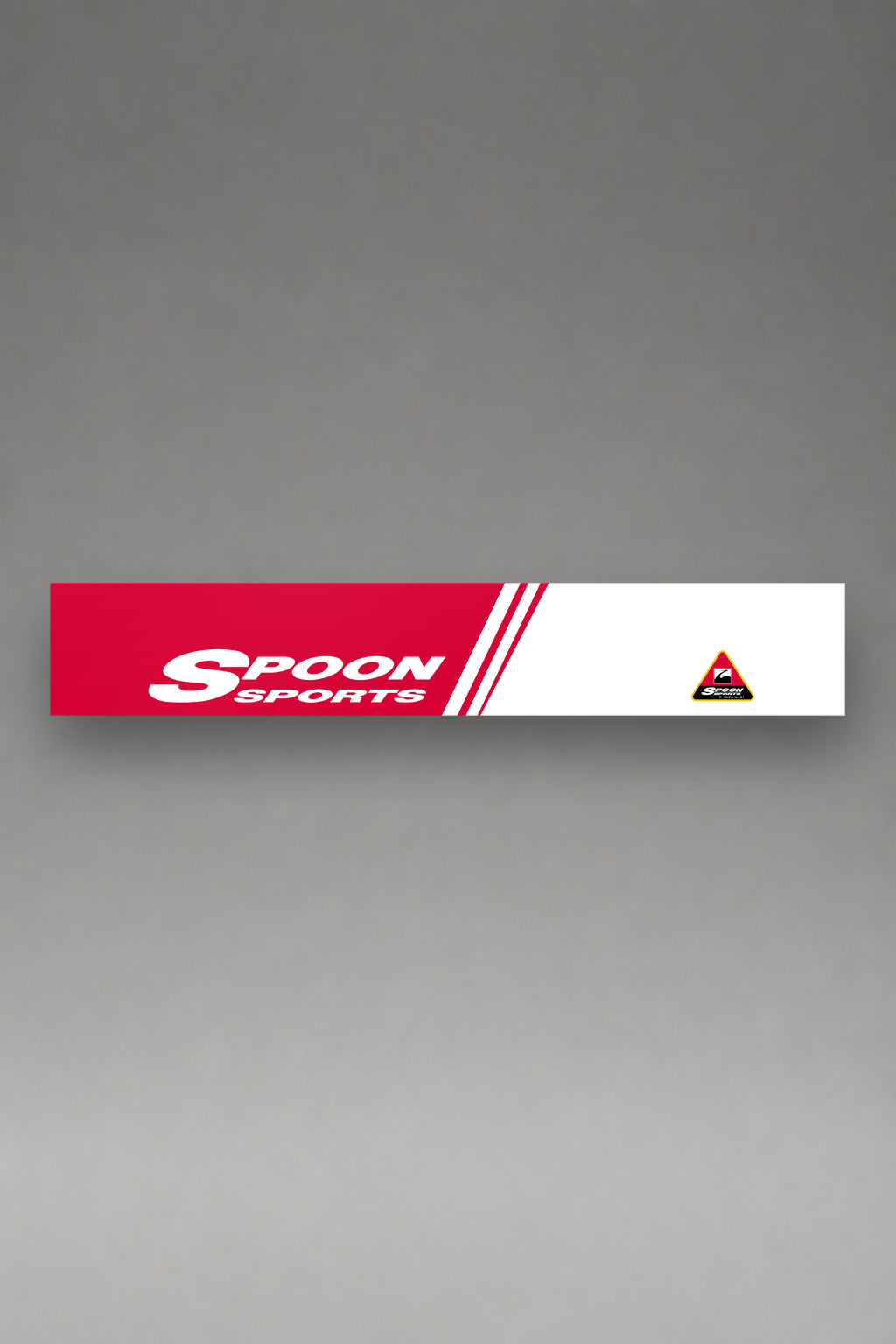 Parasol de vinilo Honda · Franjas Spoon, la tira entera de 150 x 25 cm vista de frente, de MOA-Grafics.