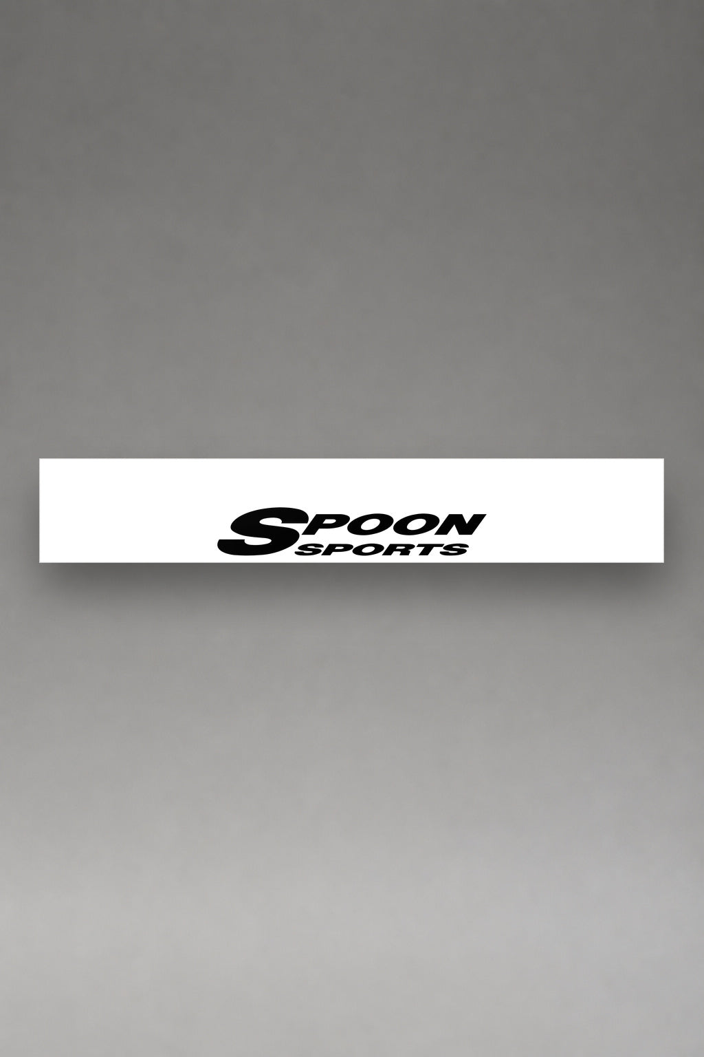 Parasol de vinilo Honda · Preparador Spoon, la tira entera de 150 x 25 cm vista de frente, de MOA-Grafics.